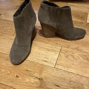Suede booties